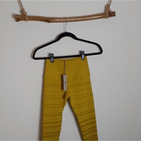 Avocado   Leggings  Yellow Stripped Samatha Style - Picture 4 of 7